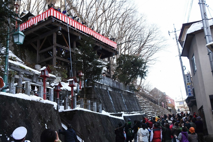 老神温泉の節分祭