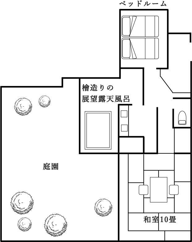 特別室 武尊　間取り図